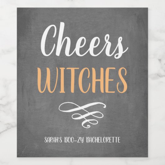 Proost Heksen Boozy Bachelorette Wijnlabel Wijn Etiket (Enkel label)