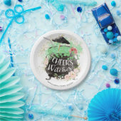 Proost Heksen Cocktail Halloween Bruidsfeest Papieren Bordje (Feest)