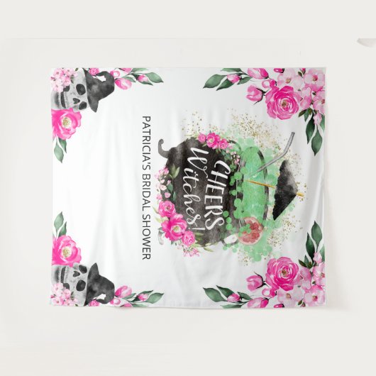 Proost Heksen Halloween Bruidsfeest Backdrop Wandkleed (Voorkant (horizontaal))