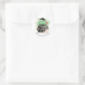 Proost Heksen Halloween Bruiloftsfeest Ronde Sticker (Tas)