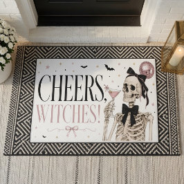 Proost Heksen Skelet Halloween Deurmat