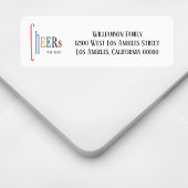 Proost Kerst Nieuwjaar Retouradres Etiket