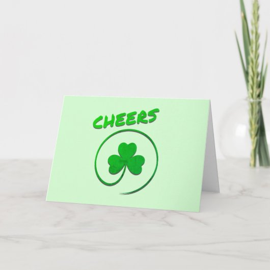 Proost Klaver Shamrock Alles Purpose Dekbed Kaart (Voorkant)