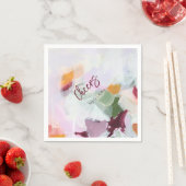 Proost | Kleurrijke Abstracte Kunst Persoonlijke E Servet (Insitu)