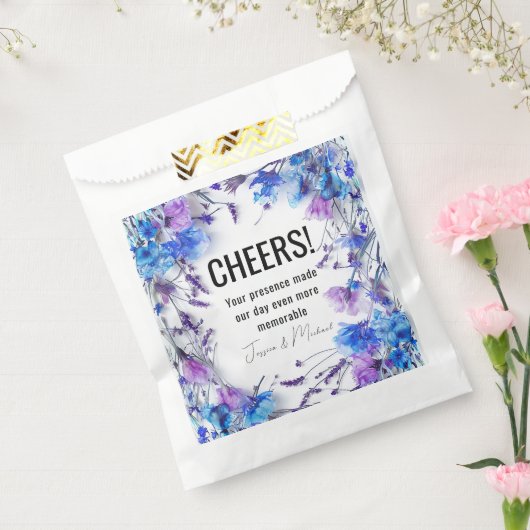 💍 Proost! Korenbloem Dromen Bedankzakje (Gezegeld)