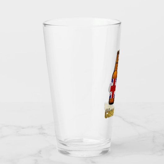 Proost maat Britse bierdrinkglazen Glas (Rechts)