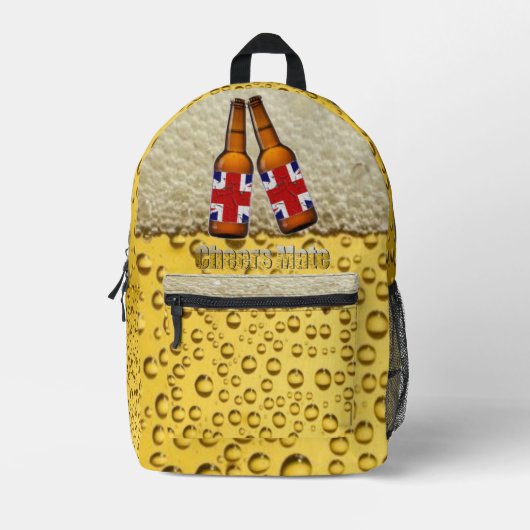 Proost Mate Britse Bierflessen Rugzak (Voorkant)
