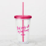 Proost meisjes Galentines Acryl Drinkbeker<br><div class="desc">Proost Meisjes Galentines Glas Roze,  Leuk en geweldig gepersonaliseerde TUMBLER voor een geheugenfeestje!</div>