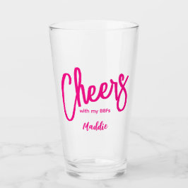Proost meisjes Galentines Glas