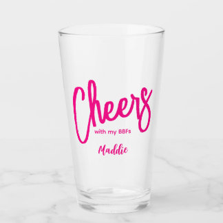 Proost meisjes Galentines Glas