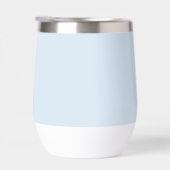 Proost Minimal Zacht Blauw Schrift Aangepast Trouw (Rechts)