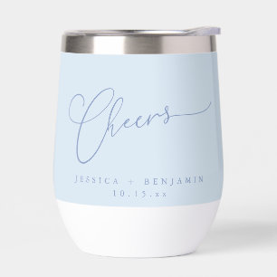 Proost Minimal Zacht Blauw Schrift Aangepast Trouw