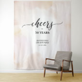 Proost | Minimalistische waterverf volwassenen ver Wandkleed (In situ)