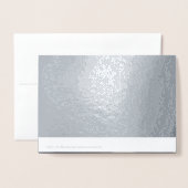 Proost modern geborsteld script champagnefluiten folie kaarten (Met envelop)