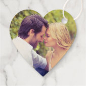 Proost Moderne Kalligrafie Script Bruiloft Datum G Bedankjes Labels (Achterkant)