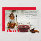 Proost Mulled Wine & Gnome Holiday Cocktail Kaart (Voorkant / Achterkant)