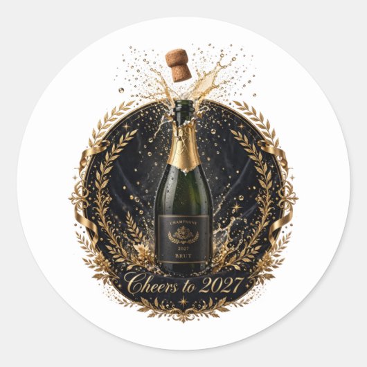 Proost naar 2027 Sticker (Voorkant)