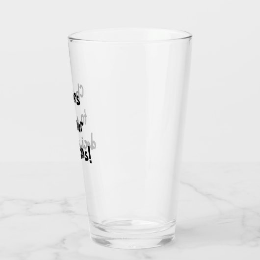 Proost om beslissingen te geven! glas (Links)