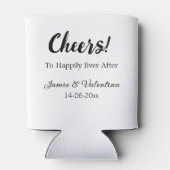 Proost om nog lang en gelukkig toe te voegen na de blikjeskoeler (Achterkant)