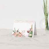 Proost om te houden van Blush Pink Vrijgezellenfee Bedankkaart (Achterkant)