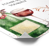 Proost om te houden van Blush Pink Vrijgezellenfee Poster (Hoek)