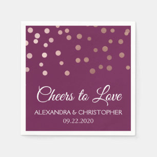 Proost om te houden van Bourgondische bruiloft in  Servet