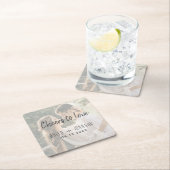 Proost om te houden van bruiloft Onderzetter (Insitu)