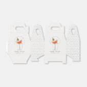 Proost om te houden van moderne cocktail wijn brui bedankdoosjes (Uitgevouwen)