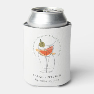 Proost om te houden van moderne cocktail wijn brui blikjeskoeler