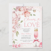 Proost om te houden van wijnproeverij Floral Vrijg Kaart (Voorkant)