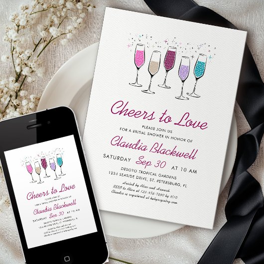 Proost om van champagne Vrijgezellenfeest te houde Kaart