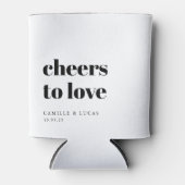 Proost om van gepersonaliseerde weddenschappen te  blikjeskoeler (Voorkant)