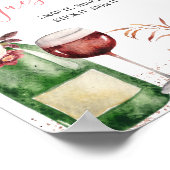 Proost om van roze Vrijgezellenfeest te houden Fot Poster (Hoek)