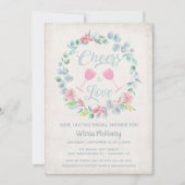 Proost om van wijnproeverij te houden Vrijgezellen Kaart (Voorkant)