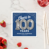 Proost op 100 Jaar Verjaardag Servetten (Insitu)