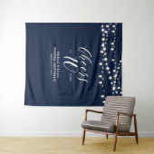 Proost op 10 jaar Marine 10e trouwdag Wandkleed (In Situ (horizontaal))