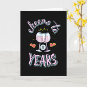 Proost op 11 jaar huwelijksverjaardag groet kaart (Gele Bloem)