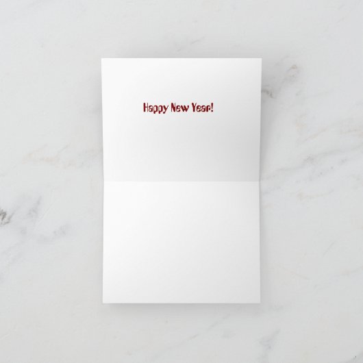 Proost op 2025.1 Nieuwjaarskaarten Bedankkaart (Binnen)