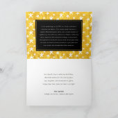 Proost op 2025 Gold Typography Nieuwjaarsfoto Feestdagen Kaart (Binnen)