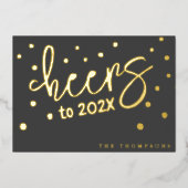 Proost op 2026 folie feestdagenkaart (Voorkant)