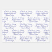 Proost op 20 jaar roze lavendel Happy Retirement Inpakpapier Vel (Voorkant 2)