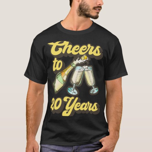 Proost op 20 jaar t-shirt (Voorkant)
