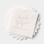 Proost op 21 Custom Age 21st Birthday Party Folie Servetten<br><div class="desc">Vier de grote mijlpaal in stijl met onze Cheers to Twenty-one Gold Foil-servetten, ontworpen om uw 21e verjaardagsfeestje te laten schitteren! Met de uitdrukking "Proost op eenentwintig" in verblindende folie, brengen deze servetten een leuke en feestelijke touch aan uw feest. Personaliseer ze met de naam van de verjaardagsgast of aangepaste...</div>