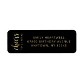 Proost op 21 jaar 21e verjaardag etiket (Voorkant)