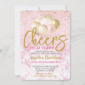 Proost op 21 jaar 21ste verjaardag kaart (Voorkant)