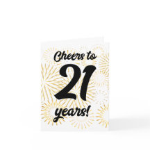 Proost op 21 jaar! Aanpasbaar