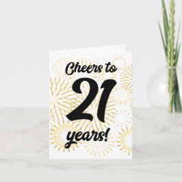 Proost op 21 jaar! Aanpasbaar