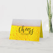 Proost op 21 Jaar Custom Leeftijd Gelukkige Beerth Kaart (Voorkant)