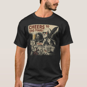 Proost op 250 jaar Jefferson 250ste verjaardag T-shirt