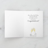 Proost op 25 jaar jubileum | Doe-het-zelf tekst Kaart (Binnen)